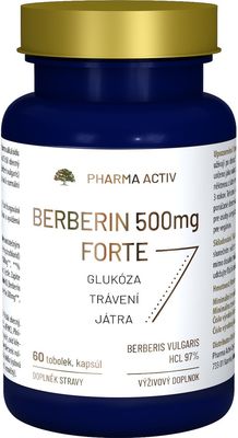 Pharma Activ Berberín 500mg FORTE 60 x 500 mg