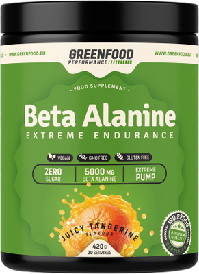 GreenFood Nutrition Performance Beta Alanin Juicy Tangerine 420 g