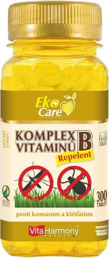 VitaHarmony Komplex vitaminov B 300 tabliet
