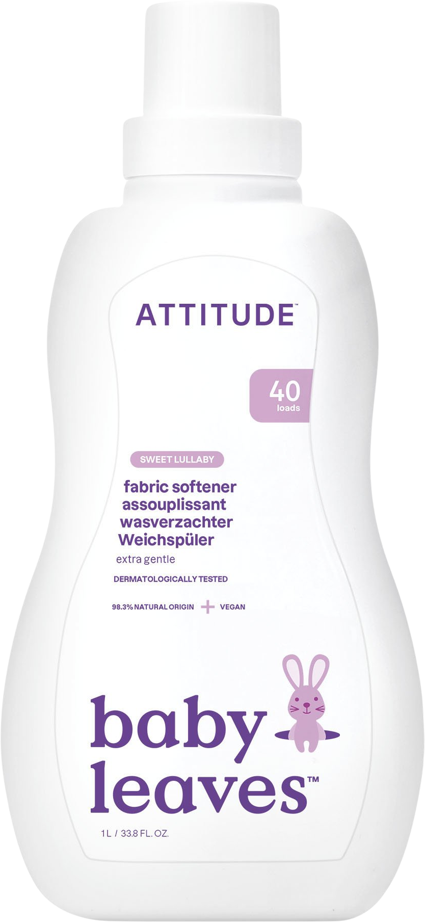 Attitude Aviváž pre deti s vôňou Sweet Lullaby 1 l
