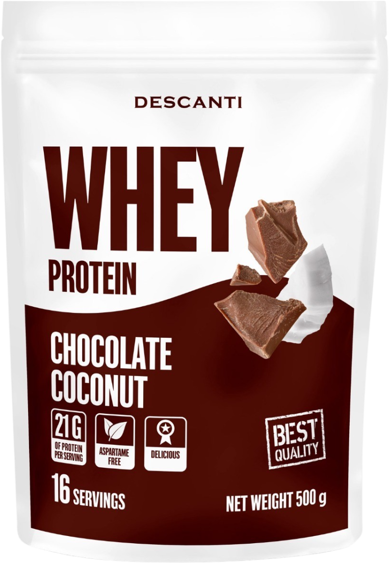Descanti Whey Protein Chocolate Coconut 500 g