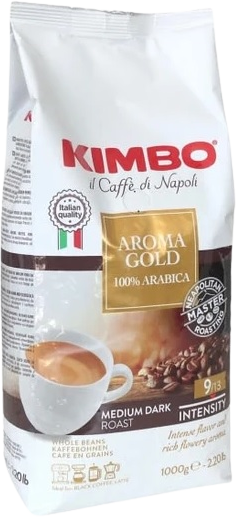 Kimbo Aroma Gold 100% Arabica - zrnková 1000 g