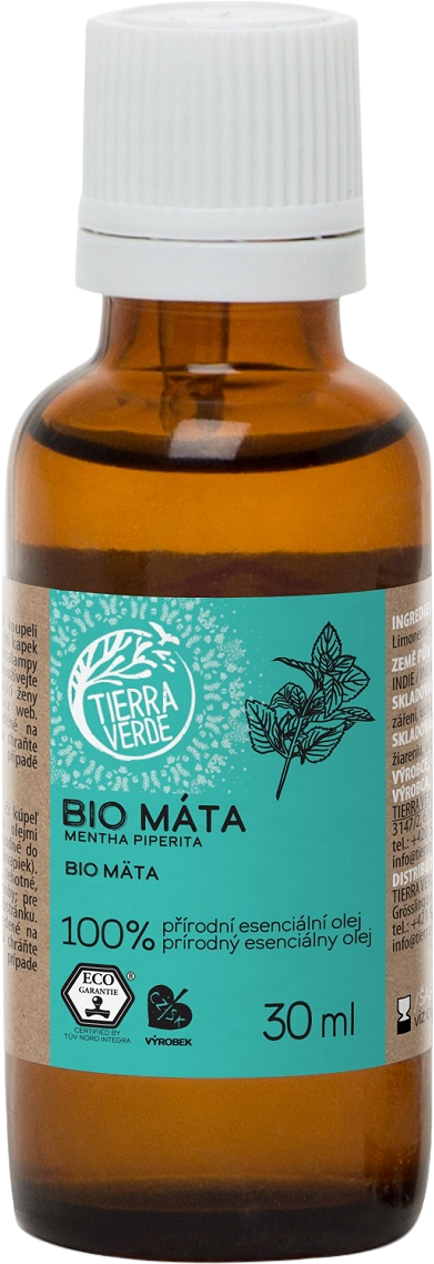 Tierra Verde Esenciálny olej BIO Mäta 30 ml