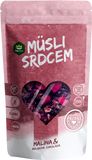 Topnatur Müsli srdcom MALINA & Belgická čokoláda 250 g