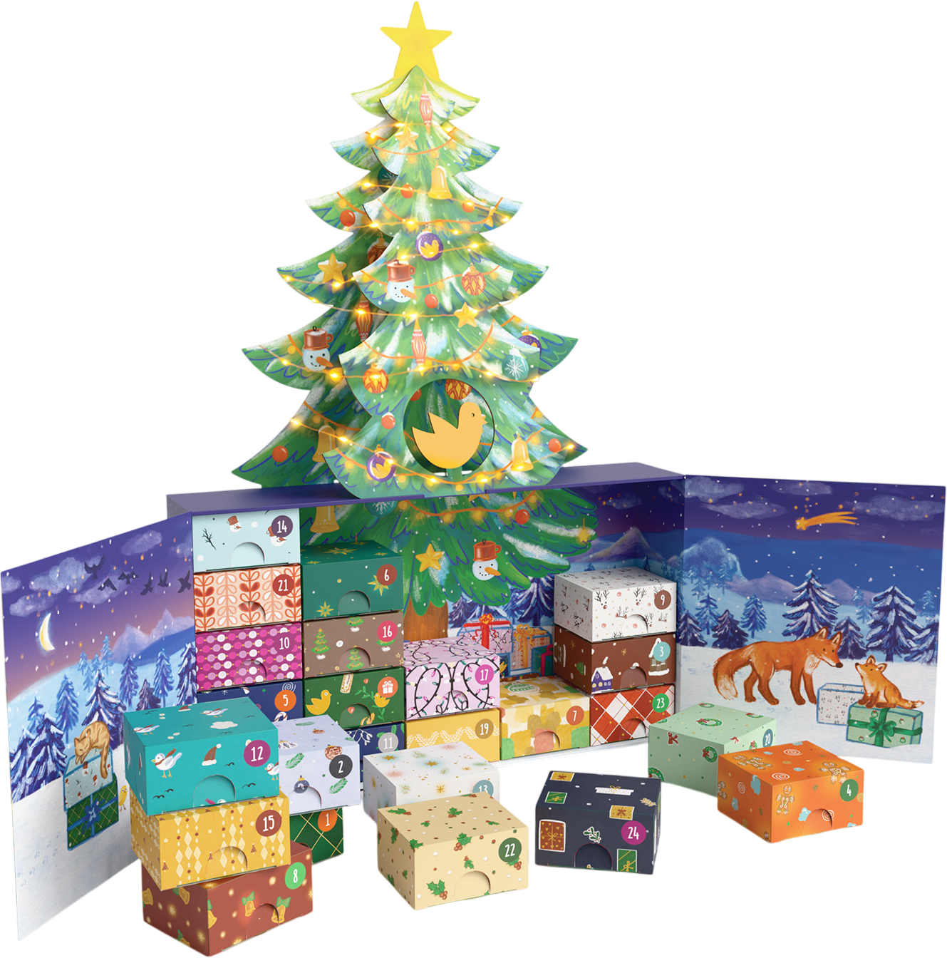 Mixit Adventný kalendár 2026 – Kúzelný stromček 982 g