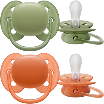 Philips Avent Cumlík Ultrasoft Premium neutral 2 ks