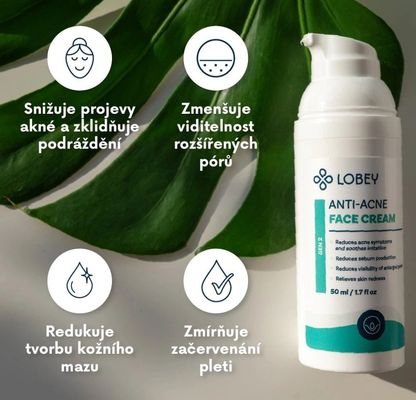 Lobey Krém na akné a na problematickú pleť 50 ml