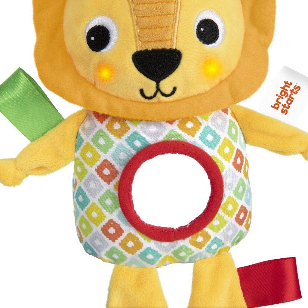 Bright Starts Hračka s melódiou na C krúžku lev Huggin' Lights ™0m+