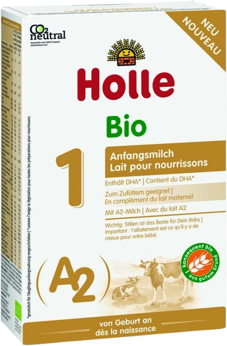 Holle Bio - A2 dojčenské mlieko 1 z prvej fľaše 400 g