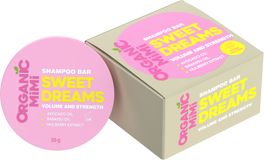 Organic Mimi Sweet Dreams posilňujúci tuhý šampón na vlasy pre objem 50 g