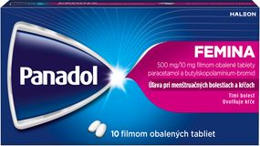 Panadol Femina pri menštruačných bolestiach a kŕčoch 10 tabliet