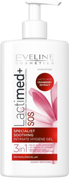 Eveline LactiMED Intímny gél na upokojenie  3v1 250 ml