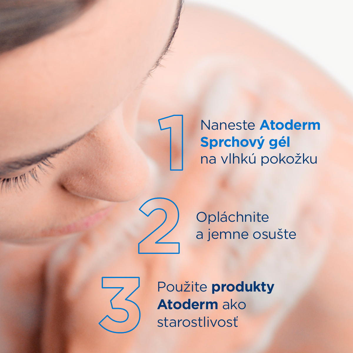 Bioderma Atoderm Sprchový gél 1 l
