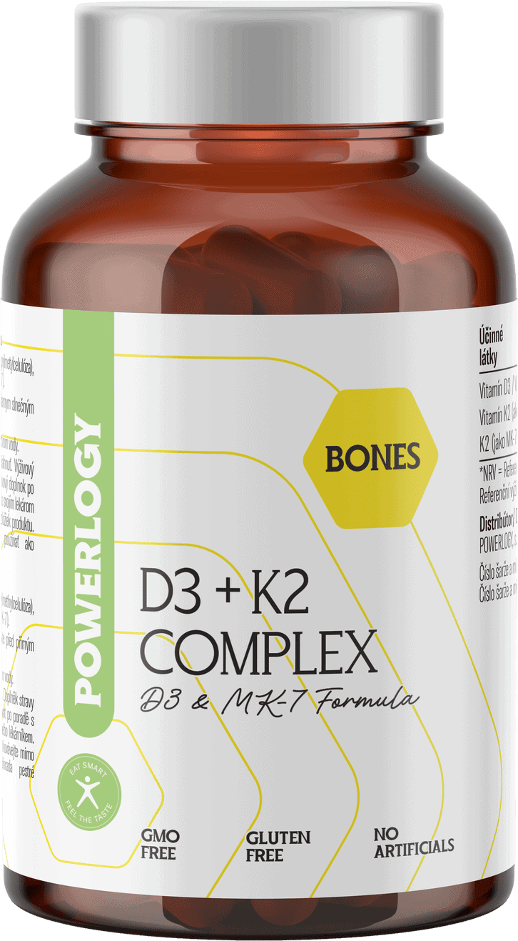 Powerlogy D3 + K2 Complex 60 kapsúl