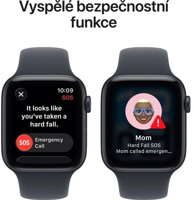 Apple Watch SE 3 Cellular 40mm Temne atramentový hliník s atramentovým športovým remienkom M/L