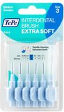 TePe Extra soft Medzizubné kefky 0,6mm svetlomodré 6 ks