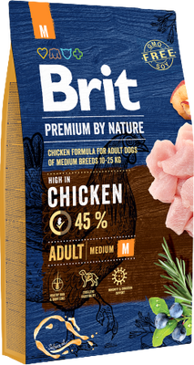 Brit Premium by Nature Adult M 8 kg