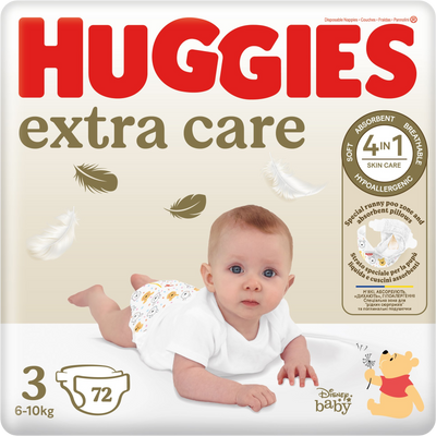 Huggies® Extra Care 3, 72 ks