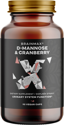 BrainMax D-Mannose & Cranberry 90 kapsúl