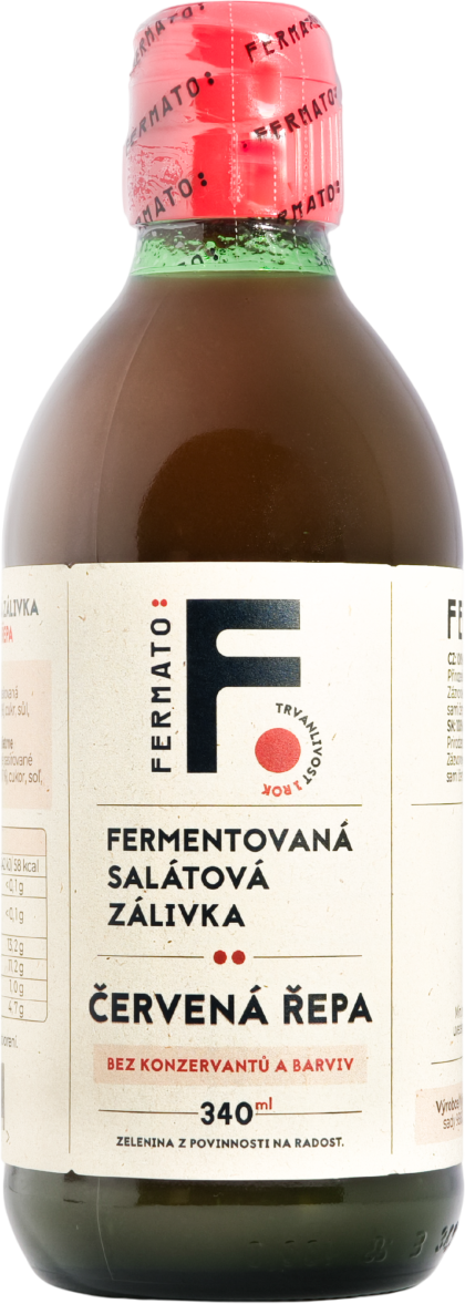 Fermato Fermentovaná šalátová zálievka - Červená repa 340 ml