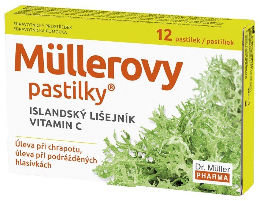 Dr.Muller pastilky s islandským lišajníkom ZP 12 ks
