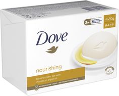 Dove Nourishing Arganový olej krémové mydlo Multipack 4 x 90 g