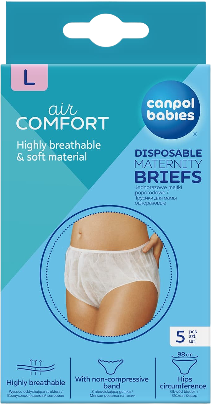Canpol babies Jednorazové materské nohavičky L 5 ks