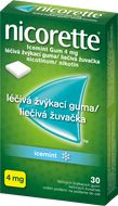 Nicorette Icemint Gum 4mg liečivé žuvačky 30 ks