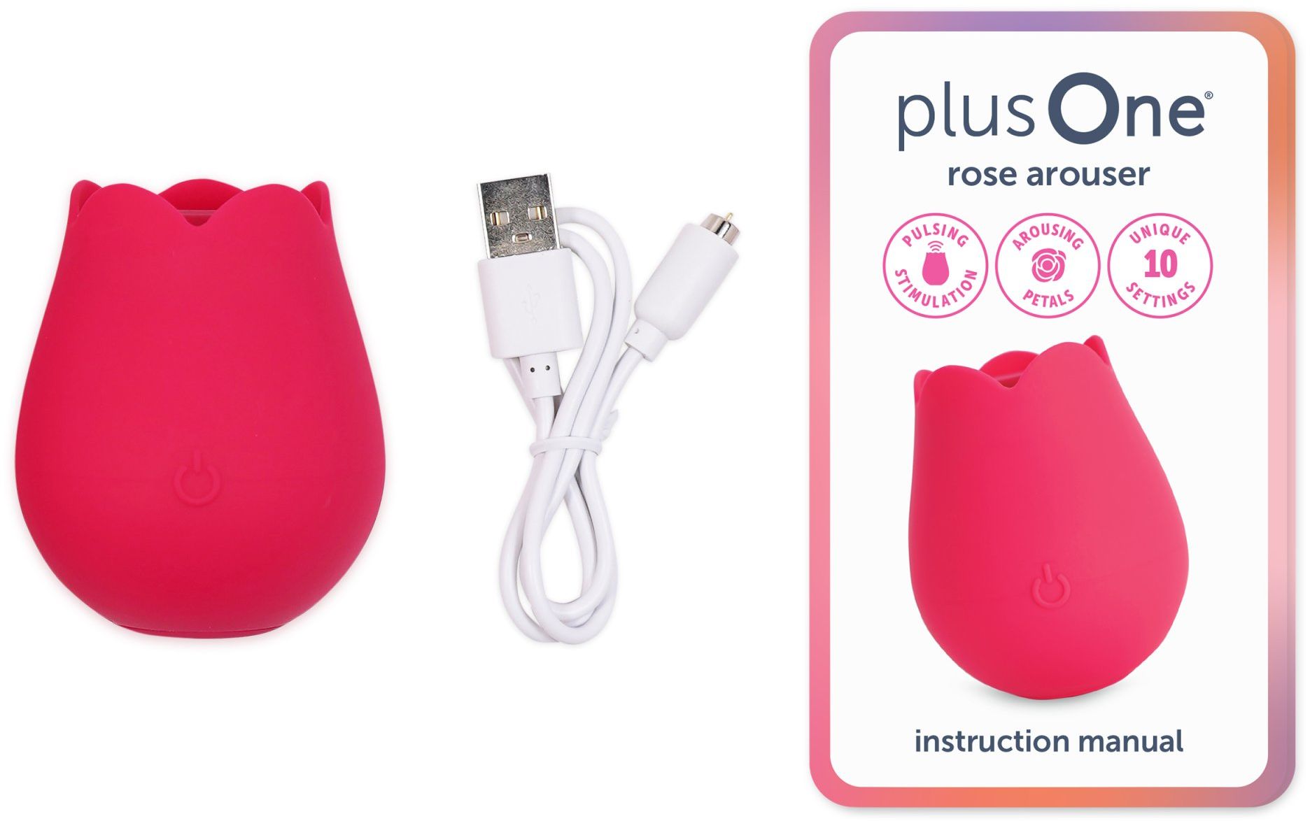 plusOne Červená rozkoš Bloom PLO-PLO-6747N