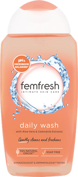 femfresh Intímna umývacia emulzia Daily - s aloe vera 250 ml
