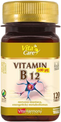 VitaHarmony Vitamín B12 okamžitý účinok 120 tabliet