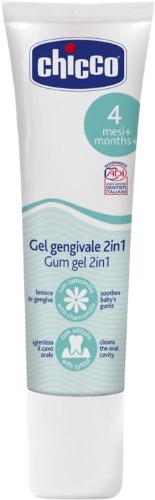 Chicco Zubný gél čistiaci/upokojujúci pre deti 30 ml
