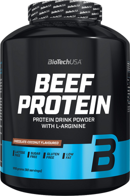 BioTech Beef Protein (dóza) jahoda 1816 g