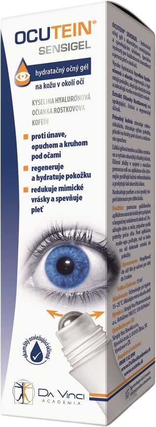 Ocutein SENSIGEL - DA VINCI Hydratačný očný gél 15 ml