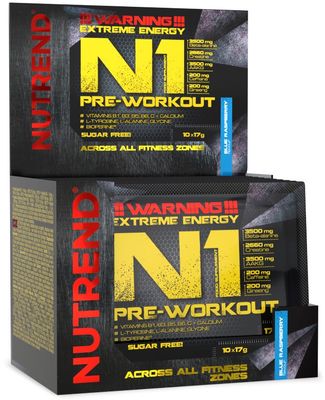 Nutrend N1 Modrá malina vrecká 10 x 17 g
