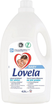 Lovela Baby tekutý prací prípravok na bielu bielizeň 4.5 l