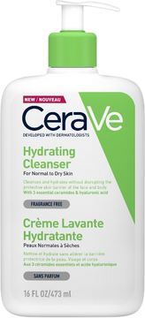 CeraVe Hydratačná čistiaca emulzia na normálnu až suchú pokožku 473 ml