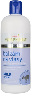 VivaPharm Balzam na vlasy s extraktmi z kozieho mlieka 400 ml