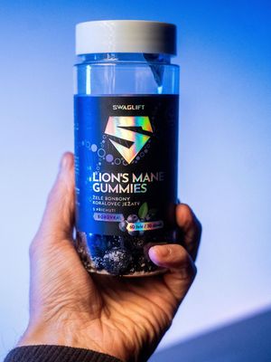 Swaglift Lion´s mane gummies s príchuťou čučoriedky 60 ks