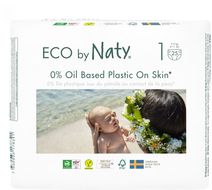 Eco by Naty Plienky jednorázové 1 Newborn 2-5 kg 25 ks