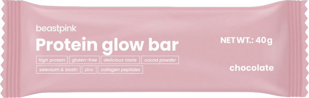 BeastPink Proteín GlowBar - čokoláda 40 g