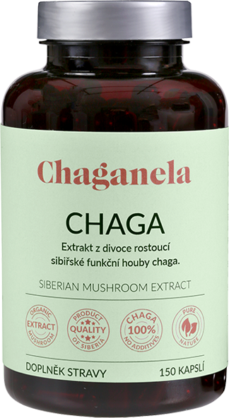 Chaganela Extrakt zo sibírskej čagy 150 kapsúl