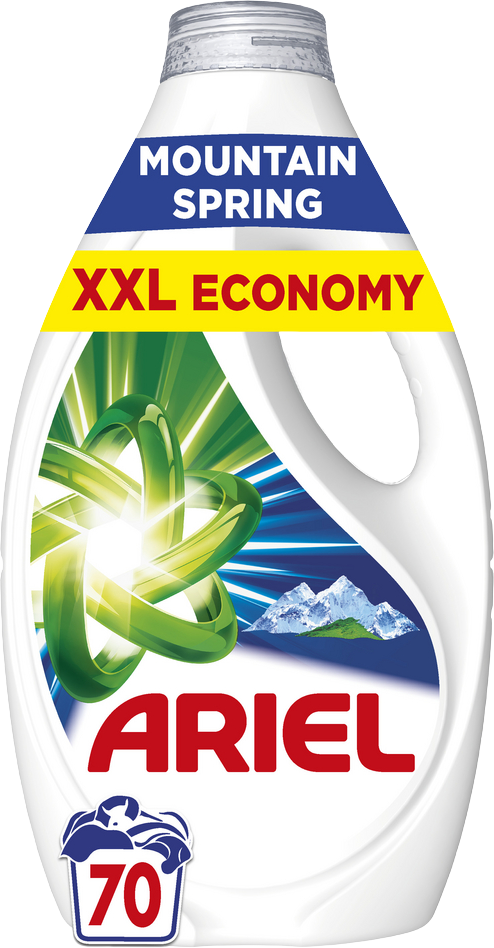 Ariel Tekutý prací prostriedok, Mountain Spring 70 dávok 3.5 l