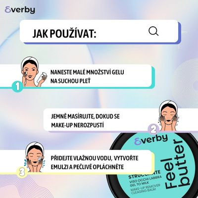 Erboristica Everby Feel Butter Odličovacie maslo 100 ml