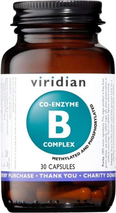 Viridian Co-enzyme B Complex 30 kapsúl