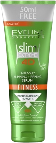 Eveline Slim Extreme 4D Fitness zoštíhľujúce a spevňujúce sérum 250 ml