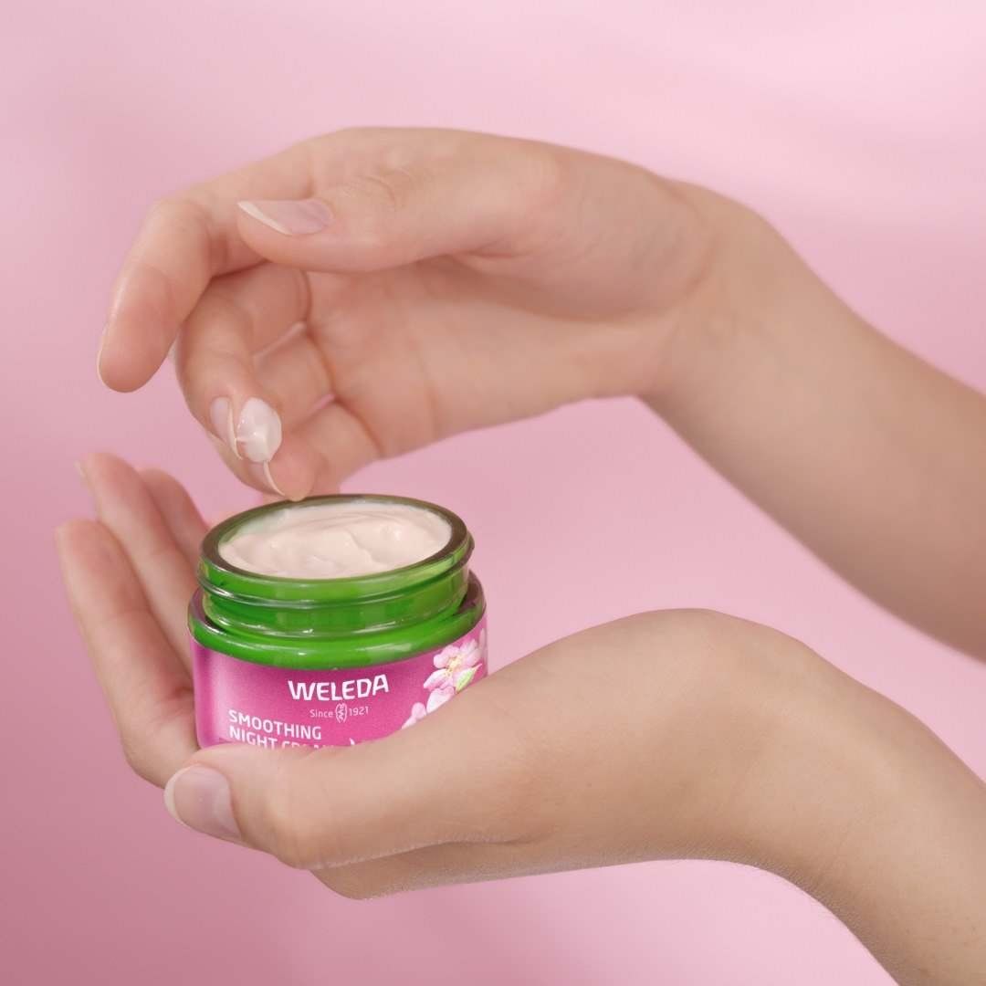 Weleda rozjasňujúci nočný krém Divoká ruža a biely čaj 40 ml