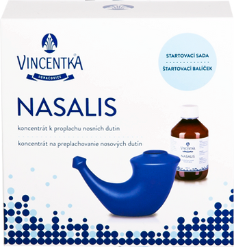 Vincentka Nasalis štartovací balíček koncentrát + preplachovacia kanvička 300 ml