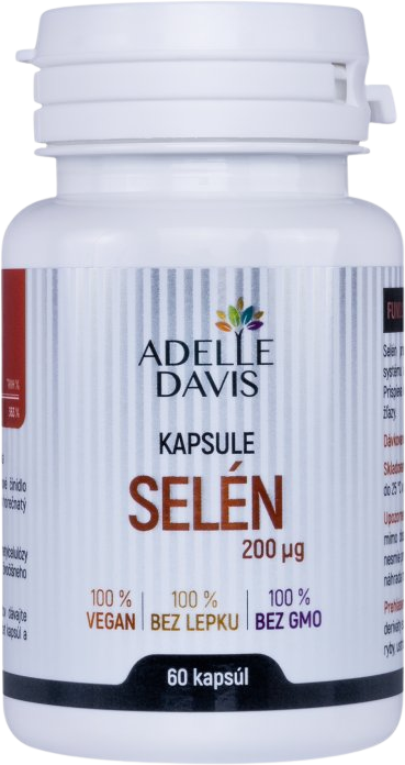Adelle Davis Selén 200 mcg 60 kapsúl
