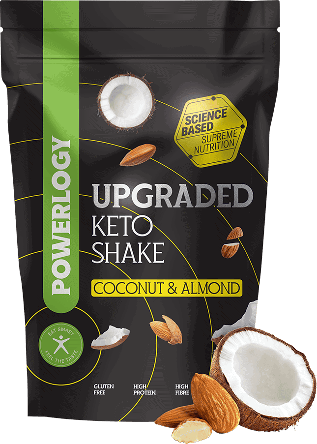 Powerlogy Upgraded Keto Shake Coconut and Almond 600 g
